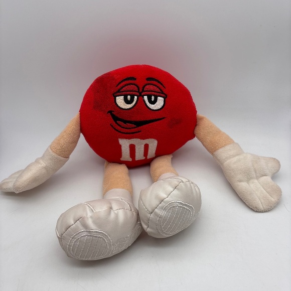 M&Ms Red Candy Character 9" Mascot Plush Stuffed Animal - Picture 1 of 16